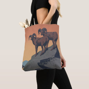 Dickhornschafe American West Wildlife Tasche