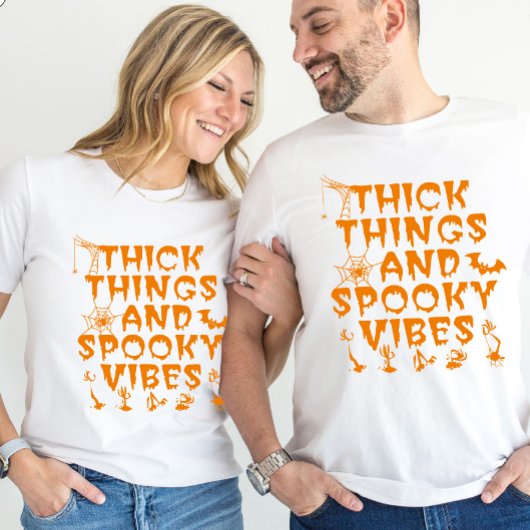 Dickige Dinge und Spooky Vibes Halloween T-Shirt