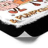 Dickige Oberschenkel und Kürbiskugeln von Poster (Ecke)