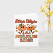 Dickige Oberschenkel und Pumpkiefer fallen Ernteda Karte (Gelbe Blume)