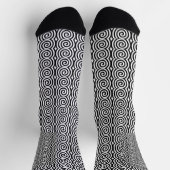 Dickige Wirbel weiße Socken (Oben)