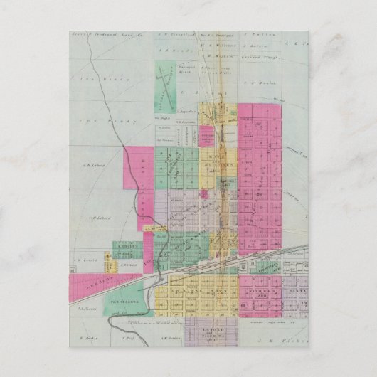 Dickinson Landkreis, Kansas Postkarte (Vorderseite)