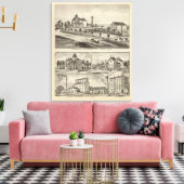 Dickinson Landkreis Residences, Kansas Leinwanddruck (Insitu (Wohnzimmer))