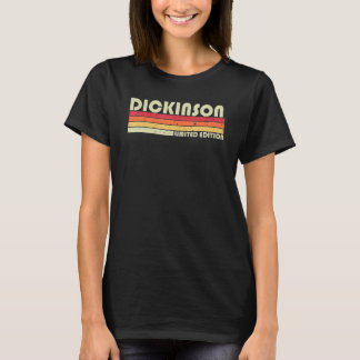 Dickinson Nachname Retro Vintage 80er Geburtstag W T-Shirt