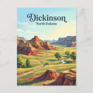 Dickinson, North Dakota Postkarte