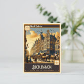 Dickinson North Dakota | VINTAG Postkarte (Stehend Vorderseite)