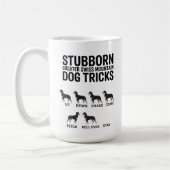 Dickköpfige Greater Swiss Mountain Dog Tricks, Lus Kaffeetasse (Links)