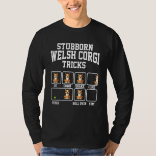 Dickköpfiger Cardigan Welsh Corgi Hund Tricks Hund T-Shirt