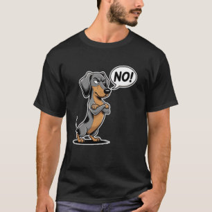 Dickköpfiger Drahthaar-Dackel NO Teckel Hund Jagd T-Shirt