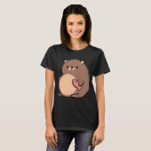 Dickle Bär und sein Freund Lachs T-Shirt (Vorne ganz)