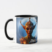 Dicks Morgentee Personalisiert anpassbar Tasse (Links)