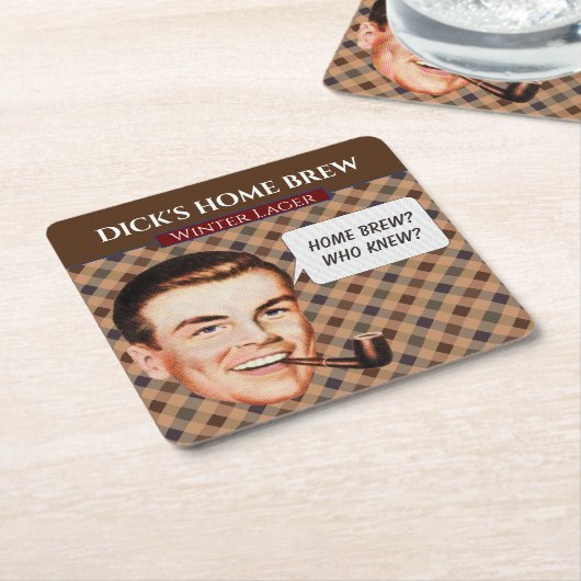 Dicks Zuhause Brew Matching Untersetzer (angewinkelt)