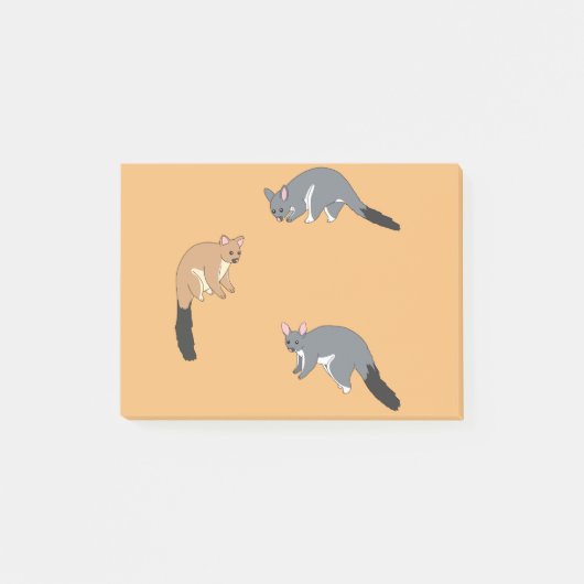 Dickschwanzpossums Post-it Klebezettel (Vorderseite)