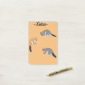 Dickschwanzpossums Post-it Klebezettel (Auf Schreibtisch)