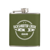 Dickshooter Creek Idaho Kayaking Flachmann (Vorderseite)