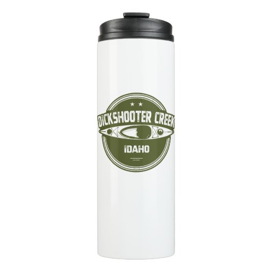 Dickshooter Creek Idaho Kayaking Thermosbecher (Vorderseite)