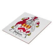 Dickson-Familienwappen Fliese (Seite)