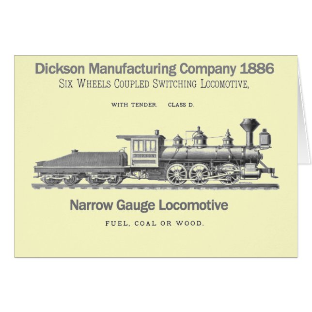 Dickson-Schaltungs-Lokomotive 1886 (Vorderseite (Horizontal))