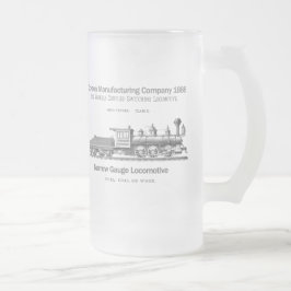 Dickson-Schaltungs-Lokomotive 1886 Mattglas Bierglas