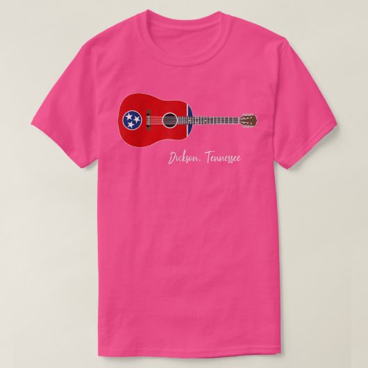 Dickson Tennessee Guitar  T-Shirt (Design vorne)