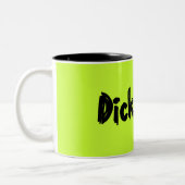 Dickweed! Zweifarbige Tasse (Links)