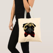 Dicky-Mops - Taschen-Tasche Tragetasche (Vorderseite (Produkt))