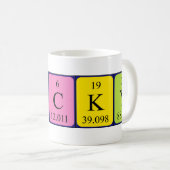 Dicky Periodenname Tasse (VorderseiteRechts)
