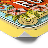 Dickys Vintage Root Beer Ad - Print Poster (Ecke)