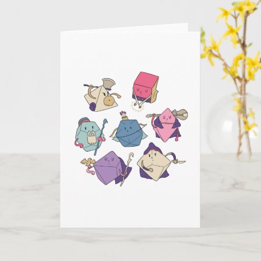 Dickzeichen Karte (Gelbe Blume)