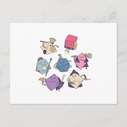 Dickzeichen Postkarte (Vorderseite)