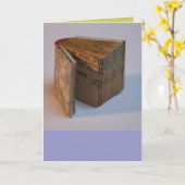 DicofrAngle Miniaturbuch-Abschluss-Grüße Karte (Gelbe Blume)