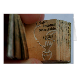 DicofrAngle Miniaturbuch Hand Zeichnend Karte