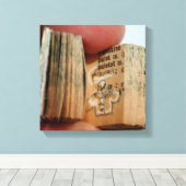 DicofrAngle Miniaturbuch-Jacket Zeichnend Leinwand (Insitu (Holzboden))