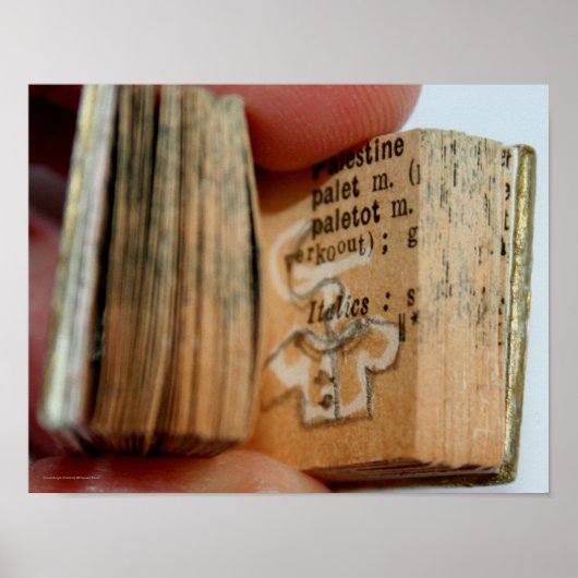 DicofrAngle Miniaturbuch-Jacket Zeichnend Poster (Vorne)