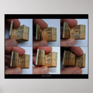 DicofrAngle Miniaturbuch mit Zeichenplakat Poster