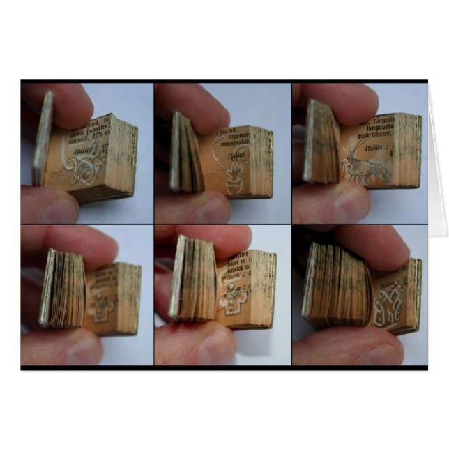 DicofrAngle Miniaturbuch mit Zugnummer (Vorderseite (Horizontal))