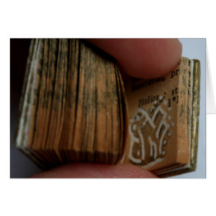 DicofrAngle Miniaturbuch ohne Titel Zeichnend Kart