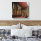 DicofrAngle Miniaturbuch ohne Titel Zeichnend Lein Leinwanddruck (Insitu (Schlafzimmer))