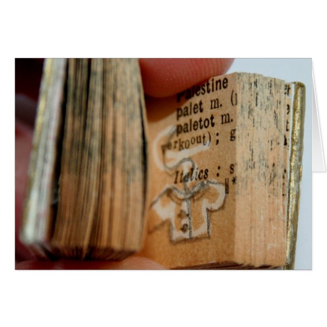 DicofrAngle Miniaturbuchblatt-Zeichnend Karte (Vorderseite (Horizontal))