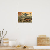 Dicraeosaurus und Kentrosaurus-Dinosaurier Poster (Küche)