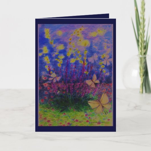 Dictamnus "Fireworkplant " Karte (Vorderseite)