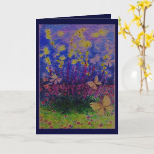 Dictamnus "Fireworkplant " Karte (Gelbe Blume)