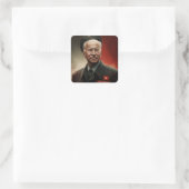 Dictator Joe Biden Quadratischer Aufkleber (Tasche)