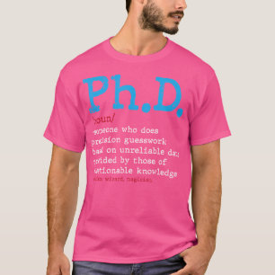Dictionary Abschluss Doktortitel Master Dictionary T-Shirt