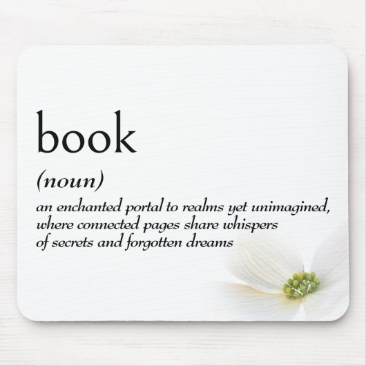 Dictionary Definition For BOOK Mousepad (Vorne)