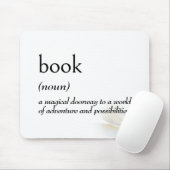 Dictionary Definition For BOOK Mousepad (Mit Mouse)