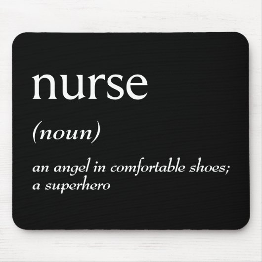 Dictionary Definition For NURSE Mousepad (Vorne)