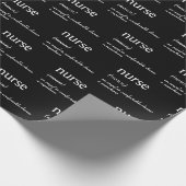 Dictionary Definition of a NURSE Geschenkpapier (Ecke)