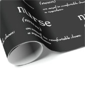 Dictionary Definition of a NURSE Geschenkpapier (Rolleneckpunkt)