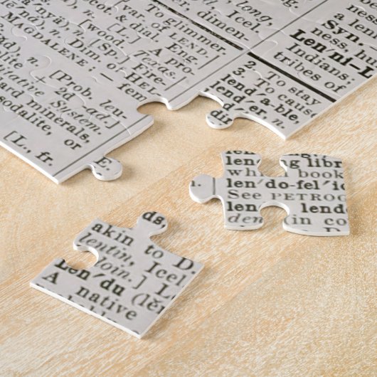 Dictionary Lemon Tree Herausforderung Puzzle (Seite)